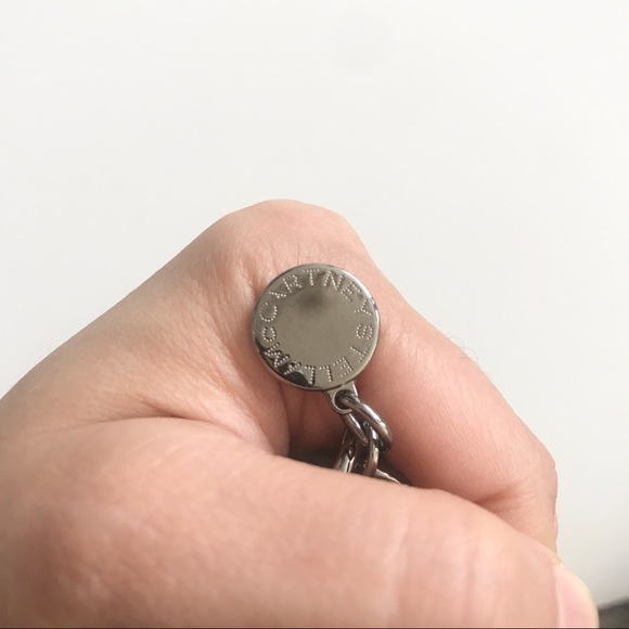 Rare Stella McCartney Metallic Silver & Gold Python Falabella Small Flap Wallet✨ - Picture 10 of 11